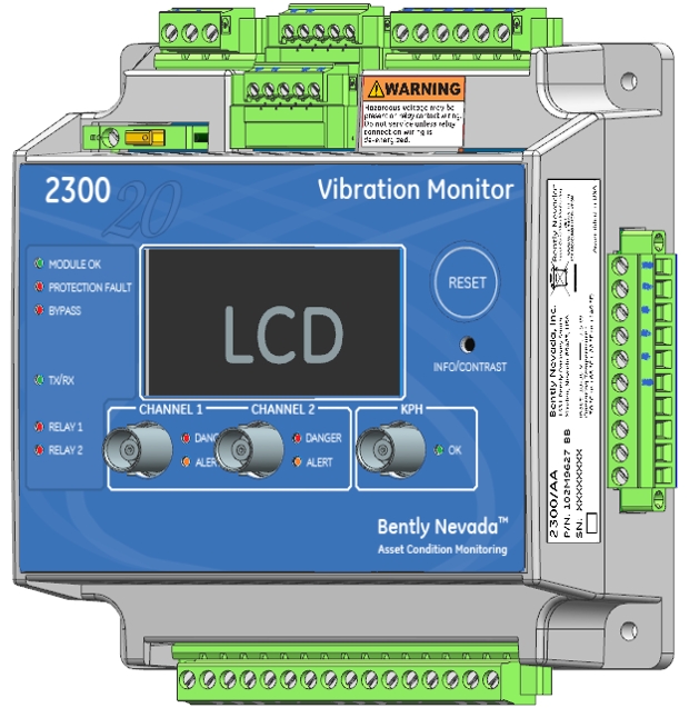 本特利（Bently Nevada）：2300/20-CN振动监测器